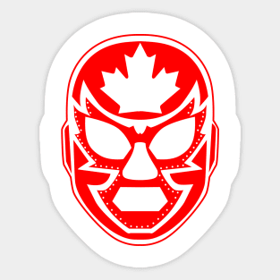 Luchanada Mask (Red) Sticker